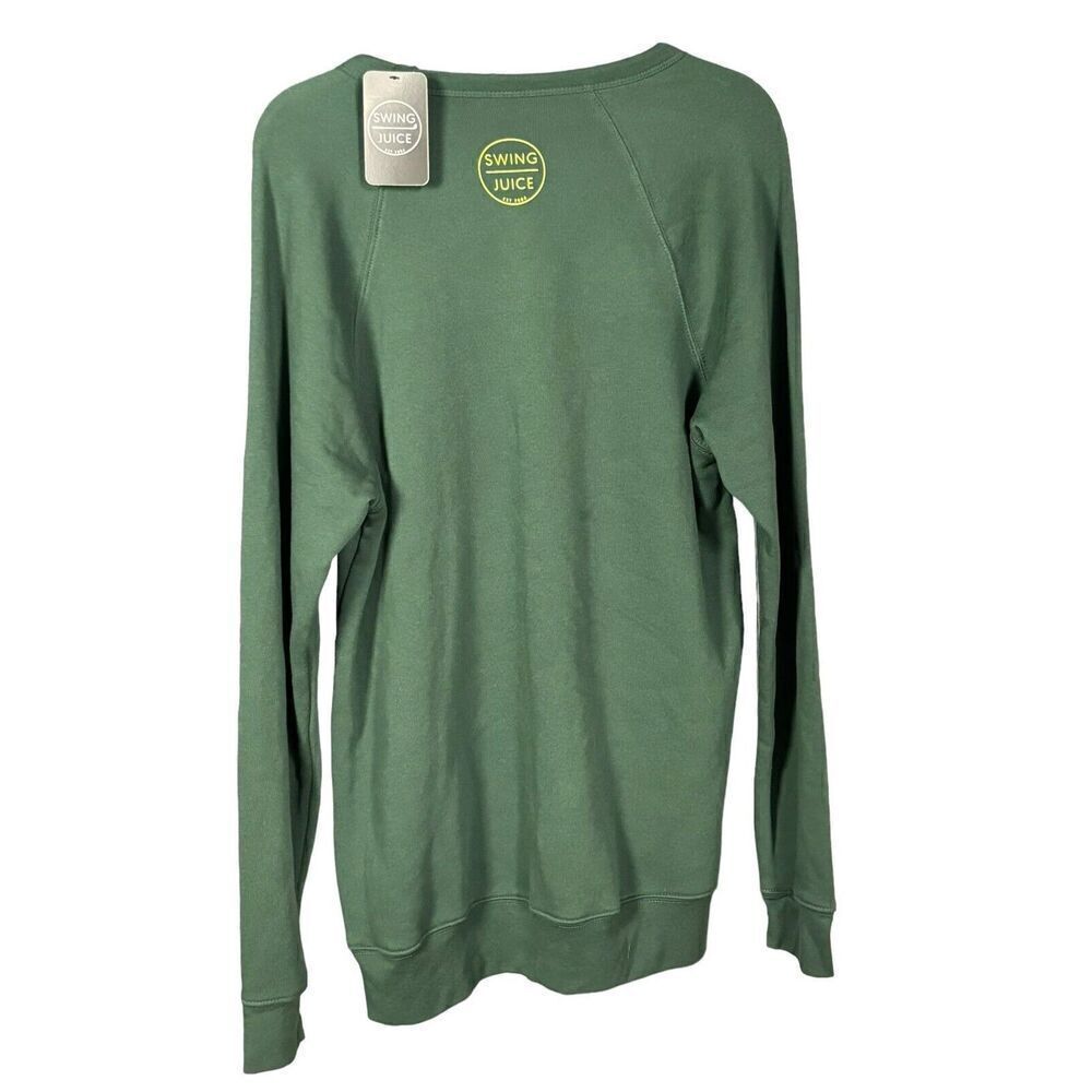New Golf and Eggnog Sweater Size XL Unisex Holiday Green Funny Gift Novelty - Picture 2 of 8